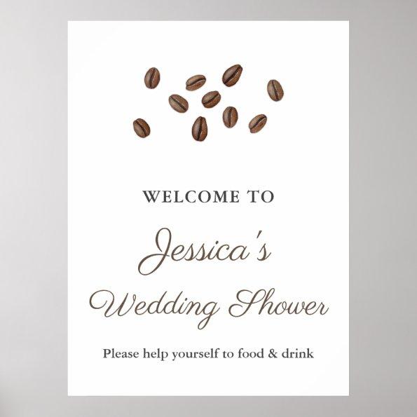 Love Is Brewing Bridal Shower Welcome Sign