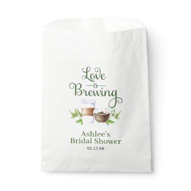 Love is Brewing Coffee Bean Treat Favor Favor Bag