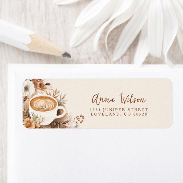 Love is Brewing Coffee  Address Label