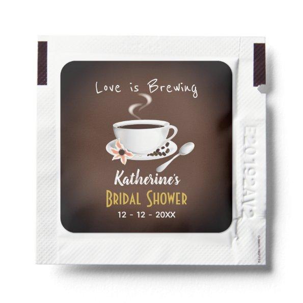 Love Is Brewing Coffee  Hand Sanitizer Packet