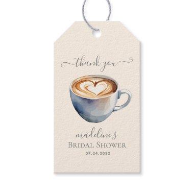 Love is Brewing Coffee  Thank You Gift Tags