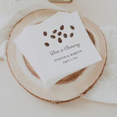 Love Is Brewing Coffee Co-ed  Napkins
