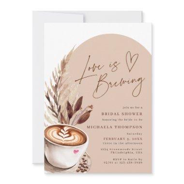 Love is Brewing Coffee Pampas