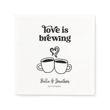 Love is Brewing Coffee / Tea Napkin