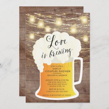 Love Is Brewing Couples Shower Invitations