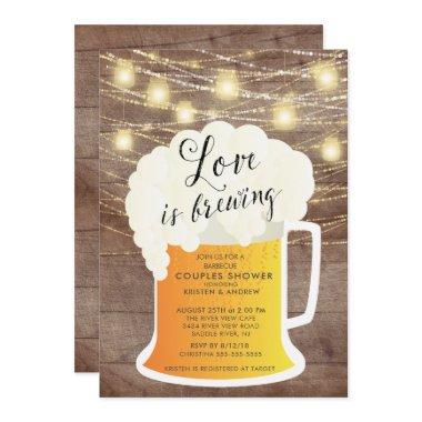 Love Is Brewing Couples Shower Invitations