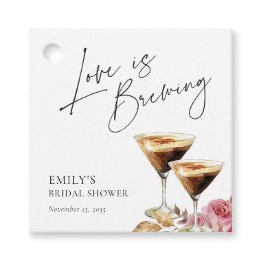 Love is Brewing Elegant  Favor Tags
