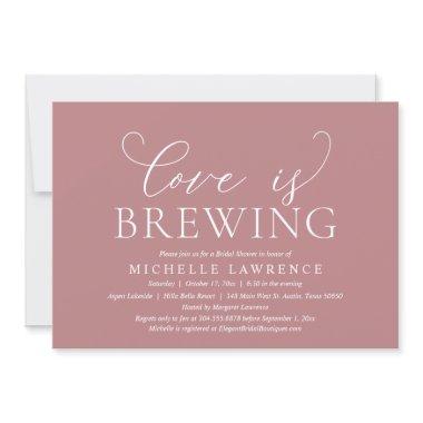 Love is Brewing, Elegant  Party Invit
