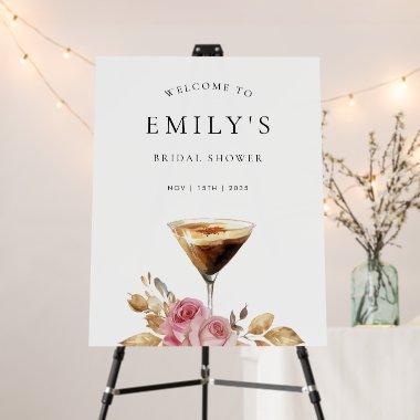 Love is Brewing Elegant  Welcome Sign