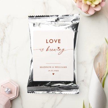 Love Is Brewing Elegant Favors Coffee Drink Mix