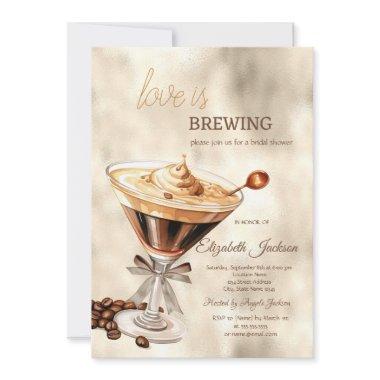 Love is Brewing Espresso Glitter Drips
