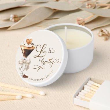 Love Is Brewing Espresso Martini  Mini Candle Favors