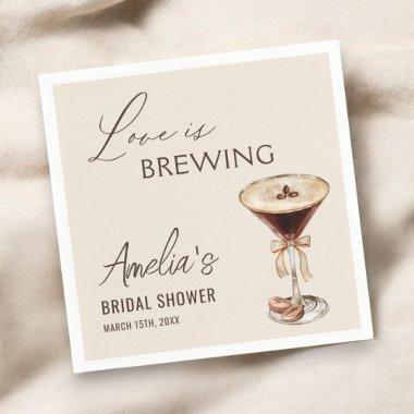 Love is Brewing Espresso Martini  Napkins