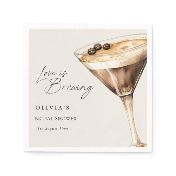 Love is Brewing Espresso Martini  Napkins