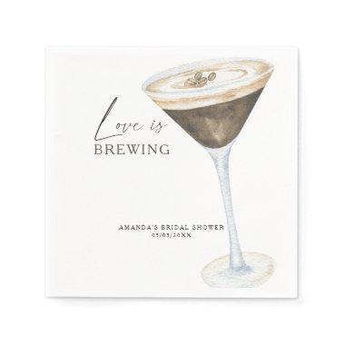Love is Brewing Espresso Martini  Napkins