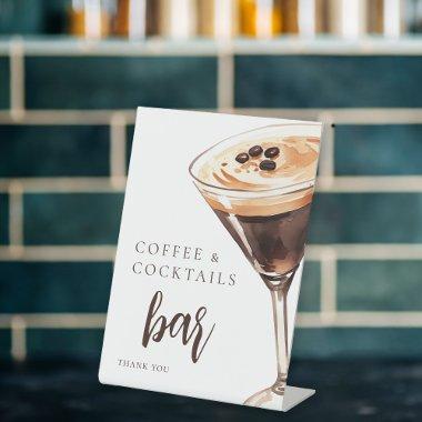 Love is Brewing Espresso Martini  Pedestal Sign