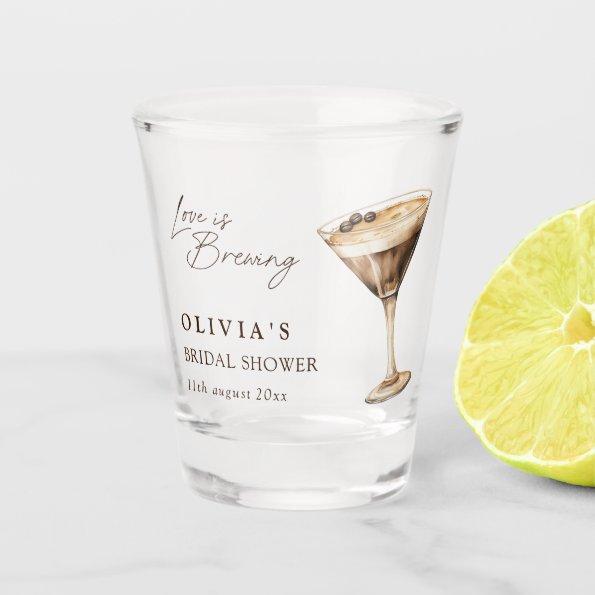 Love is Brewing Espresso Martini  Shot Glass