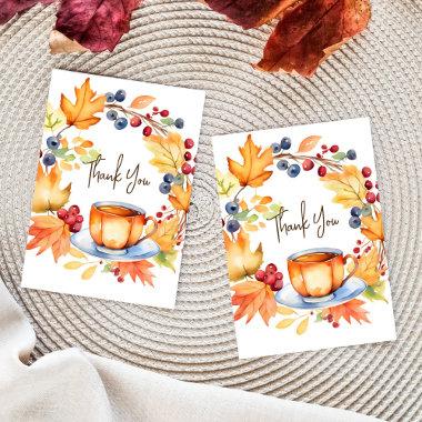 Love is brewing fall themed bridal shower template