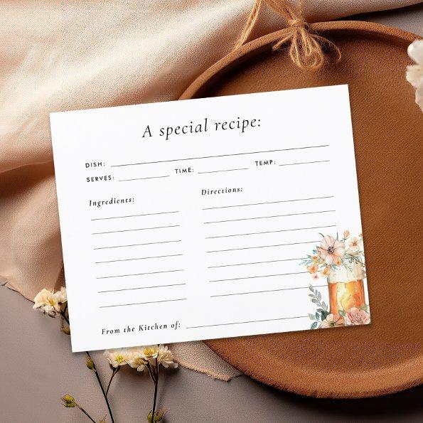 Love is Brewing Floral  Recipe