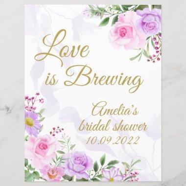 Love is Brewing - Floral Elegant Bridal Shower