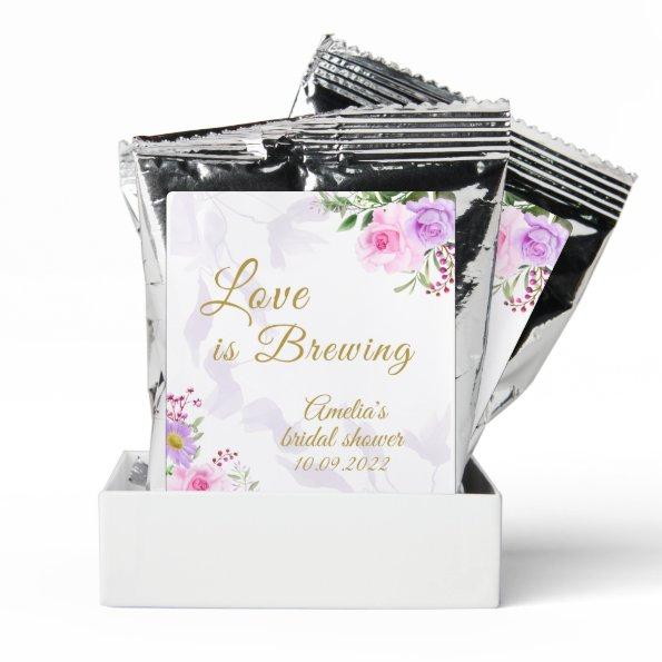 Love is Brewing - Floral Elegant  Coffee Drink Mix