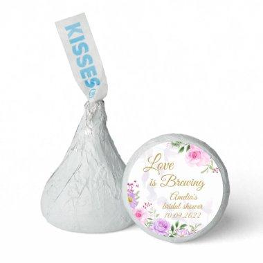 Love is Brewing - Floral Elegant Bridal Shower Hershey®'s Kisses®