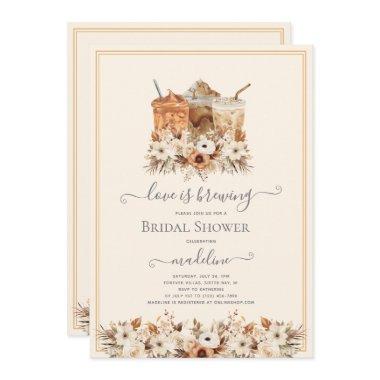 Love is Brewing Floral Iced Coffee