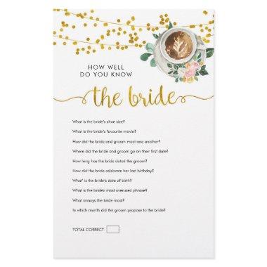 Love is Brewing How Well do You Know the Bride