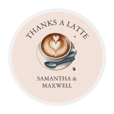 Love Is Brewing Modern  Edible Frosting Rounds