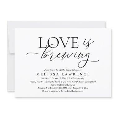 Love is Brewing Modern Elegant  Party