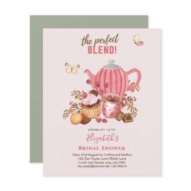 Love is brewing! Tea Party BIRTHDAY SHOWER Invites