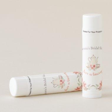 Love is Brewing Tea Party Bridal Shower Lip Balm