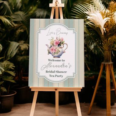 Love is Brewing Tea Party  Welcome Foam Board