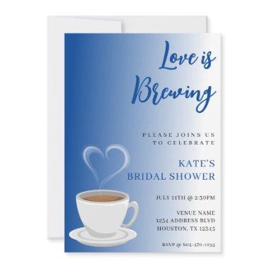 Love is Brewing White & Blue