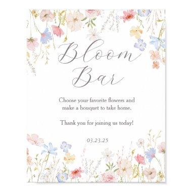 Love Is In Bloom Bar Sign
