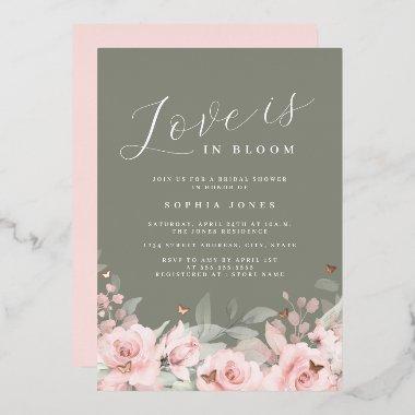 Love is in Bloom Blush Sage  Foil