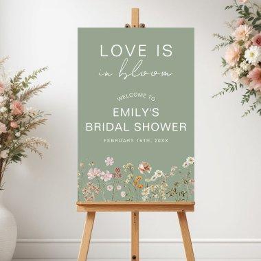 Love is in Bloom Boho  Welcome Sign