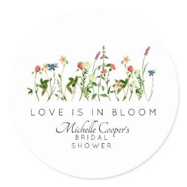 Love is in Bloom  Classic Round Sticker