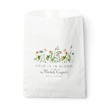 Love is in Bloom Bridal Shower Favor Bag