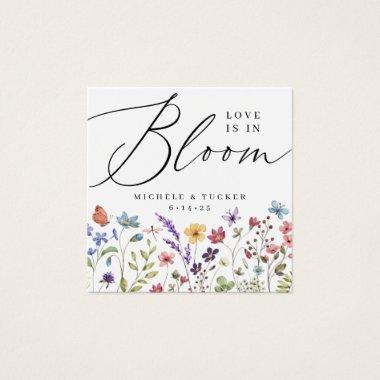 Love is in Bloom  Favor Gift Tag