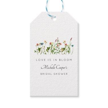 Love is in Bloom Bridal Shower Gift Tags