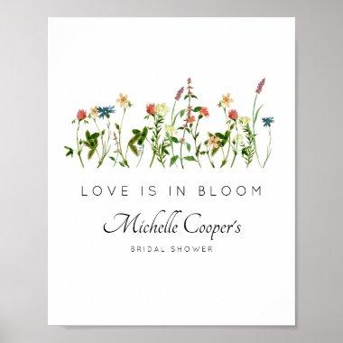 Love is in Bloom Bridal Shower Poster