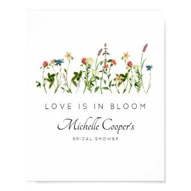 Love is in Bloom Bridal Shower Poster