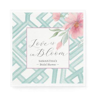 Love is in Bloom  Theme Napkins