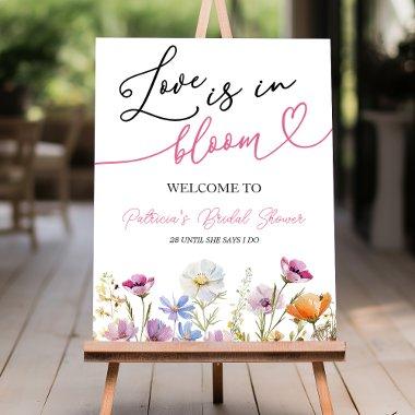 Love Is In Bloom  Welcome Foam Board