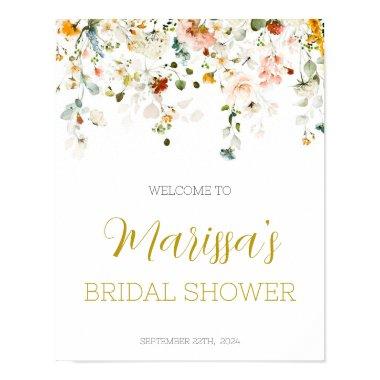 Love is in Bloom Bridal Shower Welcome Sign