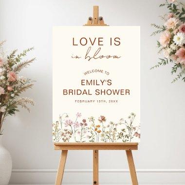 Love is in Bloom Cream  Welcome Sign