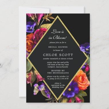 Love is in Bloom Floral Bridal Shower Invitations