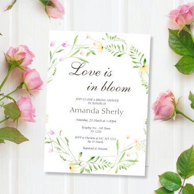Love is In Bloom Garden Bridal Shower Invitations