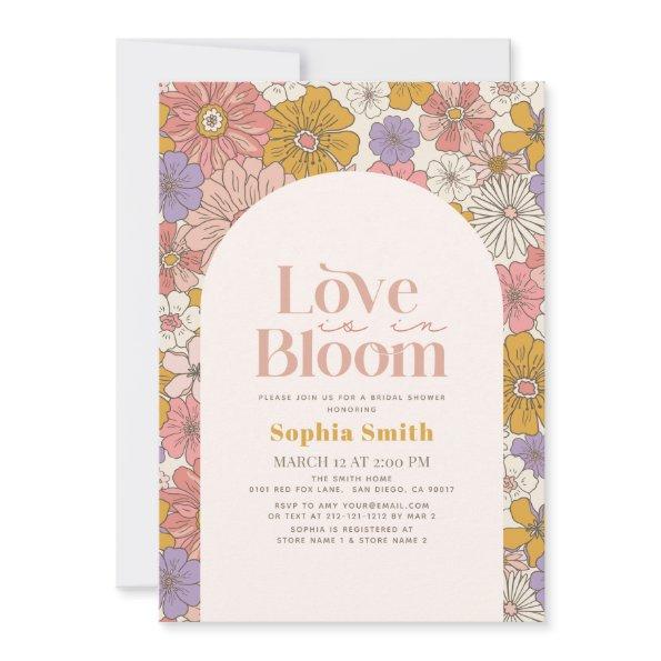 Love is in Bloom Retro Floral Arch